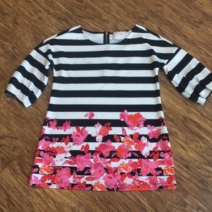 Anthropologie 3/4 dolman sleeve tunic shirt.